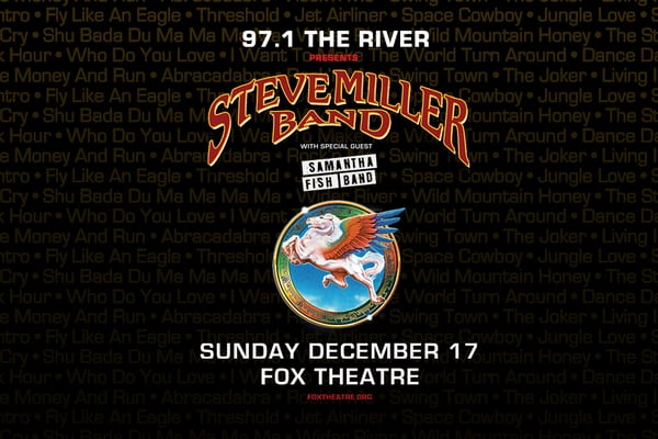 Axel Lowe Has Your Chance to Win a Pair of Tickets to 97.1 The River Presents: Steve Miller Band! 