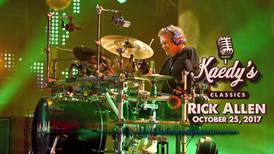 Def Leppard drummer Rick Allen talks about his artwork and more with Kaedy (2017)