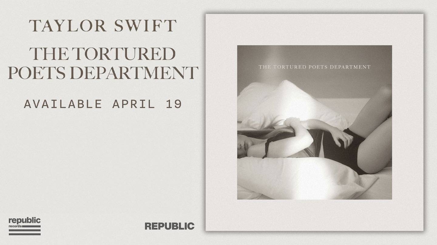 Taylor Swift "The Tortured Poets Department" Out April 18, 2024