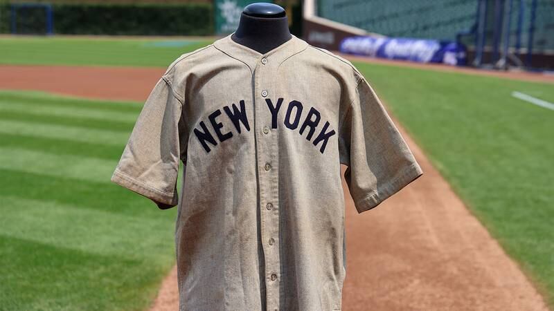 Babe Ruth's game worn jersey