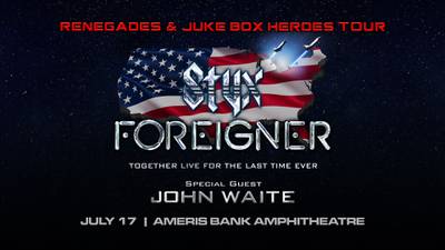 Styx & Foreigner: Your Chance to Win Four Tickets!
