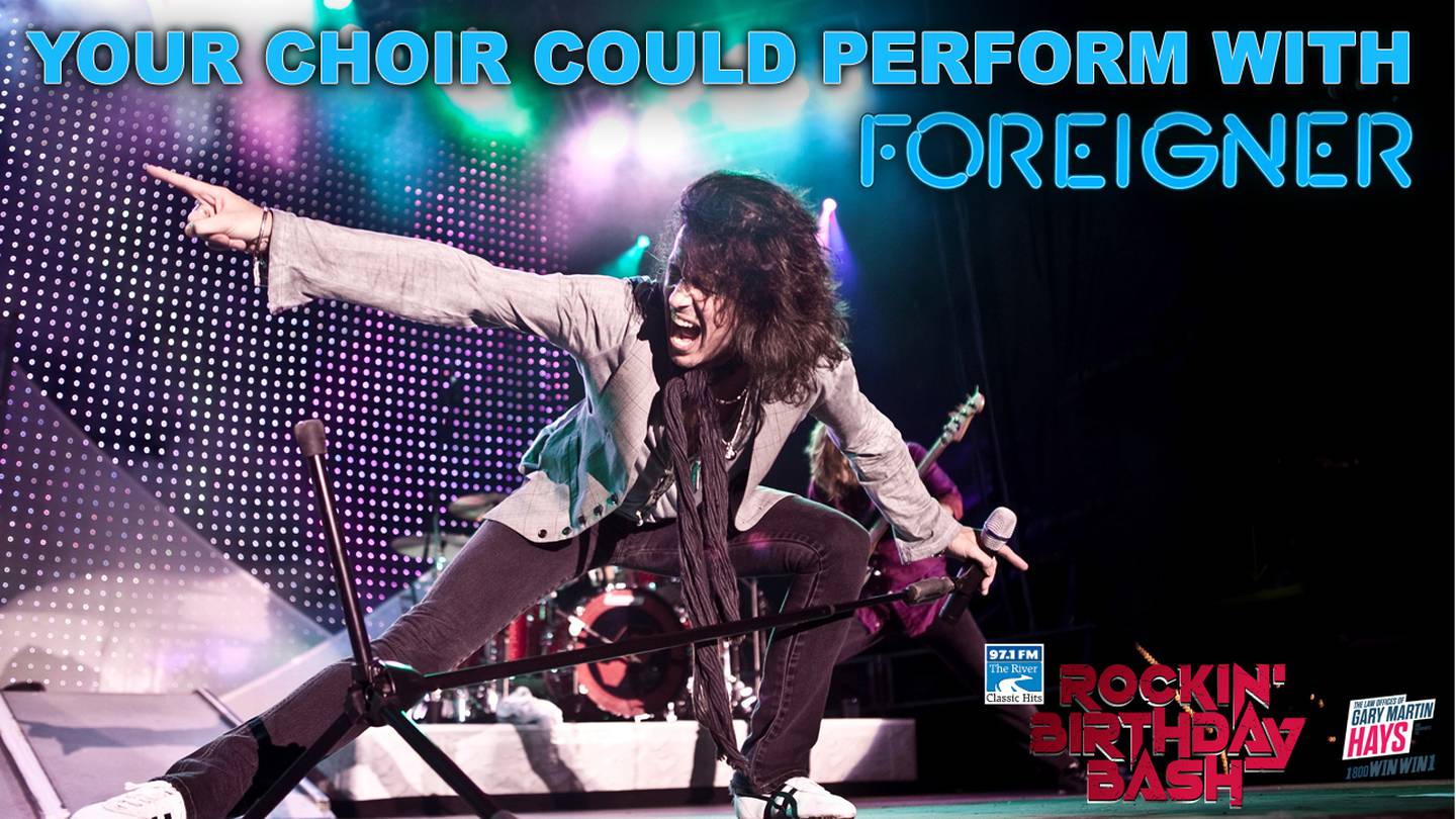 Want Your Choir to Perform with Foreigner??