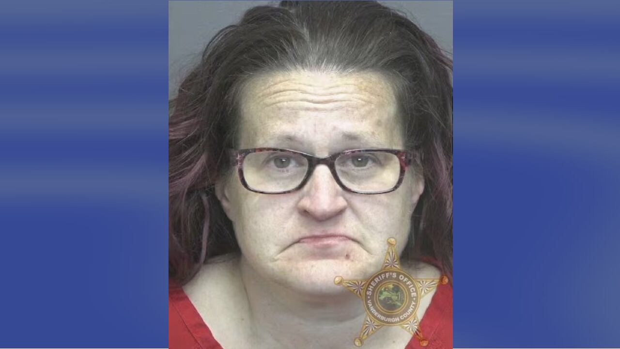 Tina Milburn is accused of stealing electricity from a neighbor.